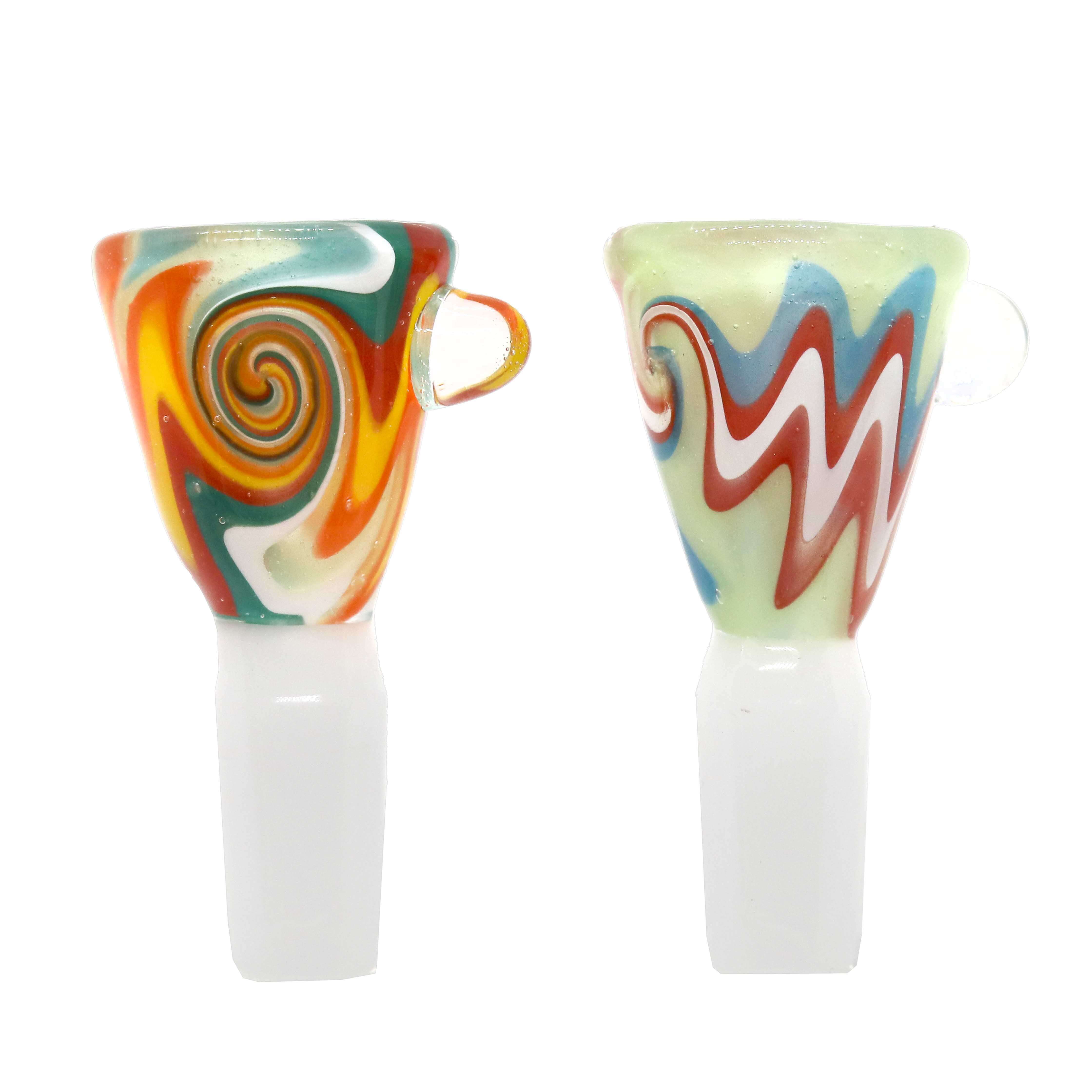 Inside Out Reverse Artwork Funnel Bowl (SB-4094) | 14mm | Male | Assorted Colors product image